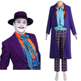 Batman 1989 the joker Cosplay Costume Outfits Halloween Carnival Suit