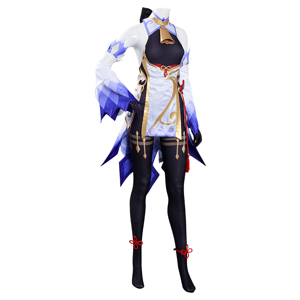 Game Genshin Impact Halloween Carnival Suit GanYu Cosplay Costume Jumpsuit Outfits