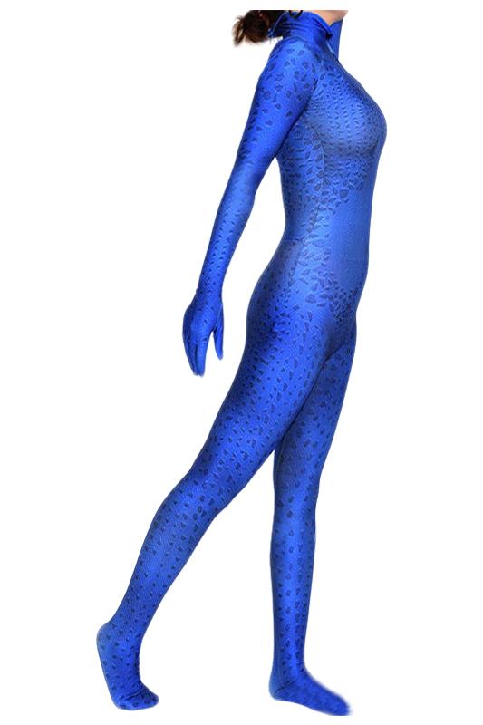 X-men Mystique Raven Darkholme Blue Jumpsuit Cosplay Costume