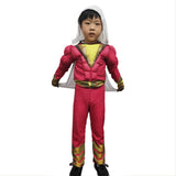 2019 Shazam Billy Batson Cosplay Costume For Kids Boys Toddler