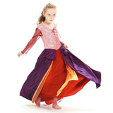 Hocus Pocus  Sarah Sanderson Dress Outfits Kids Girls Cosplay Costume Halloween Carnival Suit