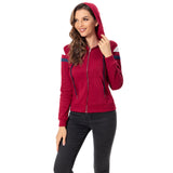 Wanda Vision Scarlet Witch Hoodie Cosplay Costume  Halloween Carnival Suit