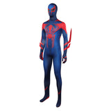 Spider-Man: Across The Spider-Verse Spider-Man 2099 Jumpsuit Cosplay Costume Outfits Halloween Carnival Suit