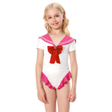 Sailor Moon Tsukino Usagi Small Lady Serenity Cosplay Costume Kids Children Swimsuit Swimwear Halloween Carnival Suit-cossky®