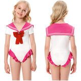 Sailor Moon Tsukino Usagi Small Lady Serenity Cosplay Costume Kids Children Swimsuit Swimwear Halloween Carnival Suit-cossky®