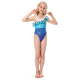 Kids Girls Encanto Mirabel Cosplay Costume Swimsuit Jumpsuit Bodysuit Outfits Halloween Carnival Suit-cossky®