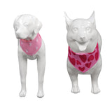 Barbie Pet Dog Pink Love Print Scarf Cosplay Costume Halloween Carnival Suit