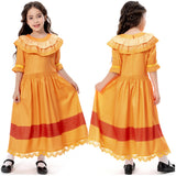 Kids Encanto PEPA Dress Outfits Cosplay Costume Halloween Carnival Suit
