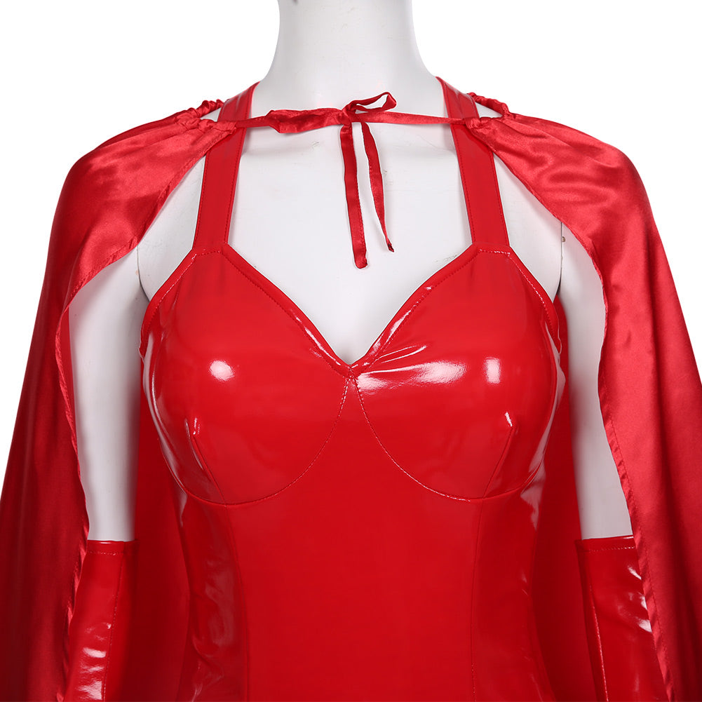 WandaVision2020- Sexy Scarlet Witch Halloween Carnival Costume Wanda Maximoff Cosplay Costume Women Outfit