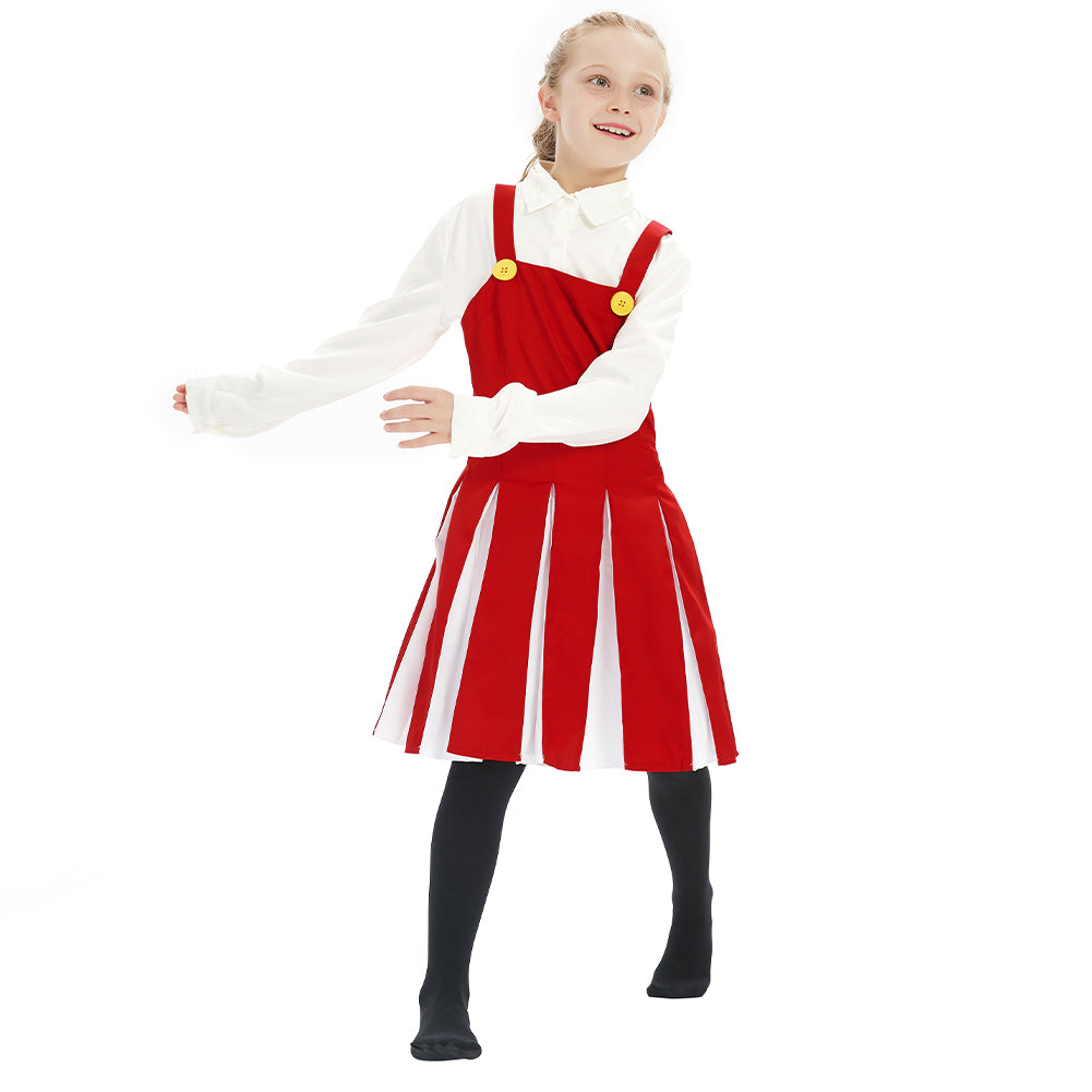 Kids My Boku no Hero Academia Halloween Carnival Suit Eri Cosplay Costume Gils Shirt Skirt Outfits