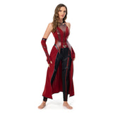 Doctor Strange in the Multiverse of Madness Scarlet Witch Wanda Cosplay Costumes Outfits Halloween Carnival Suit