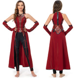 Doctor Strange in the Multiverse of Madness Scarlet Witch Wanda Cosplay Costumes Outfits Halloween Carnival Suit