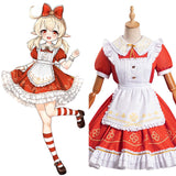 Genshin Impact KLEE Alice in Wonderland Alice Cosplay Costume Dress Outfits Halloween Carnival Suit