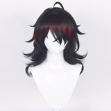 Vtuber Vox Akuma Cosplay Wig Heat Resistant Synthetic Hair Carnival Halloween Party Props