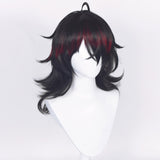 Vtuber Vox Akuma Cosplay Wig Heat Resistant Synthetic Hair Carnival Halloween Party Props