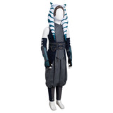Star War Ahsoka Tano Outfits Cosplay Costume Halloween Carnival Suit for Kids