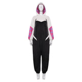 Spider-Man: Across The Spider-Verse Gwen Stacy  Cosplay Costume Pajamas Adult Shirt Pant Sleepwear Clothes Outfits Halloween Carnival Suit