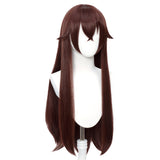 Genshin Impact AmberCosplay Wig Heat Resistant Synthetic Hair Carnival Halloween Party Props