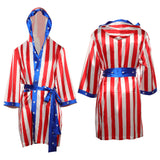 Creed3 Adonis Creed Cosplay Costume Robe Belt Outfits Halloween Carnival Party Suit