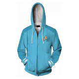 Star Trek Strange New Worlds Dr. M‘Benga  Cosplay Hoodie 3D Printed Hooded Sweatshirt Men Women Casual Streetwear Zip Up Jacket Coat