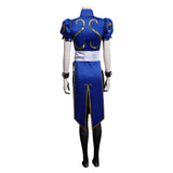 Game Street Fighter(SF) Halloween Carnival SuiChun-Li Cosplay Costume Cheongsam  Dress Outfits t