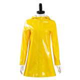 Coraline & the Secret Door Coraline Jones Cosplay Costume Outfits Yellow Coat  Halloween Carnival Suit