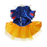 Snow White Pet Costume Princess Puppy Dress Snow White Pet Apparel for Party Special Events Costume