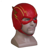 The Flash Barry Allen Cosplay Mask Cosplay Latex Masks Helmet Masquerade Halloween Party Costume Props