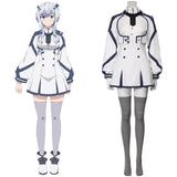 Demon King Academy Halloween Carnival Suit Misha Necron Cosplay Costume Women Dress Outfit