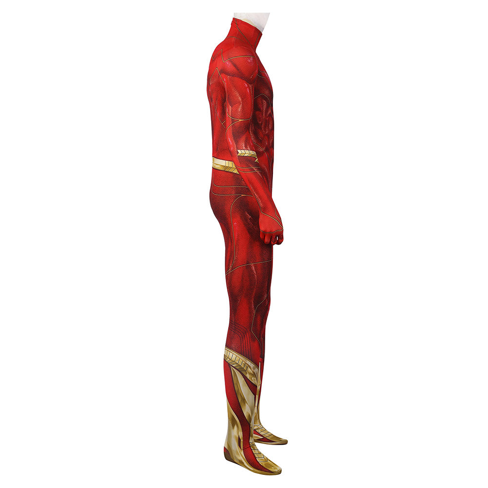 Flash Barry Allen Cosplay Costume Jumpsuit Outfits Halloween Carnival Suit