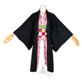 Demon Slayer: Kimetsu no Yaiba Halloween Carnival Suit Kamado Nezuko Cosplay Costume Adult Kimono Outfit