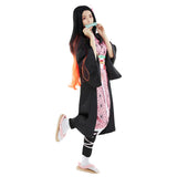 Demon Slayer: Kimetsu no Yaiba Halloween Carnival Suit Kamado Nezuko Cosplay Costume Adult Kimono Outfit