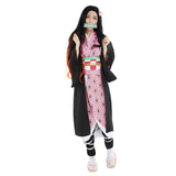 Demon Slayer: Kimetsu no Yaiba Halloween Carnival Suit Kamado Nezuko Cosplay Costume Adult Kimono Outfit