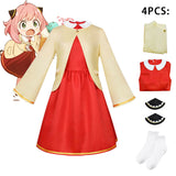 SPY×FAMILY Anya Forger  Cosplay Costume Shirt Shorts Outfits Halloween Carnival Suit