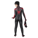 Kids Children Miles Morales Cosplay Costume Jumpsuit Outfits Halloween Carnival Suit