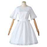Spy Family Anya Forger Cosplay Costume White Dress Halloween Carnival Suit