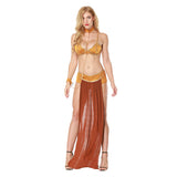 Leia Cosplay Costume Dress Halloween Carnival Party Disguise Clothes