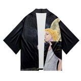 Tokyo Revengers Sano Manjirou  Anime Cloak Kimono Cardigan Robe Cospaly Costume Print Casual Coat