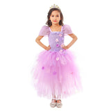 Kids Girls Encanto Isabela Cosplay Costume Dress Outfits Halloween Carnival Suit