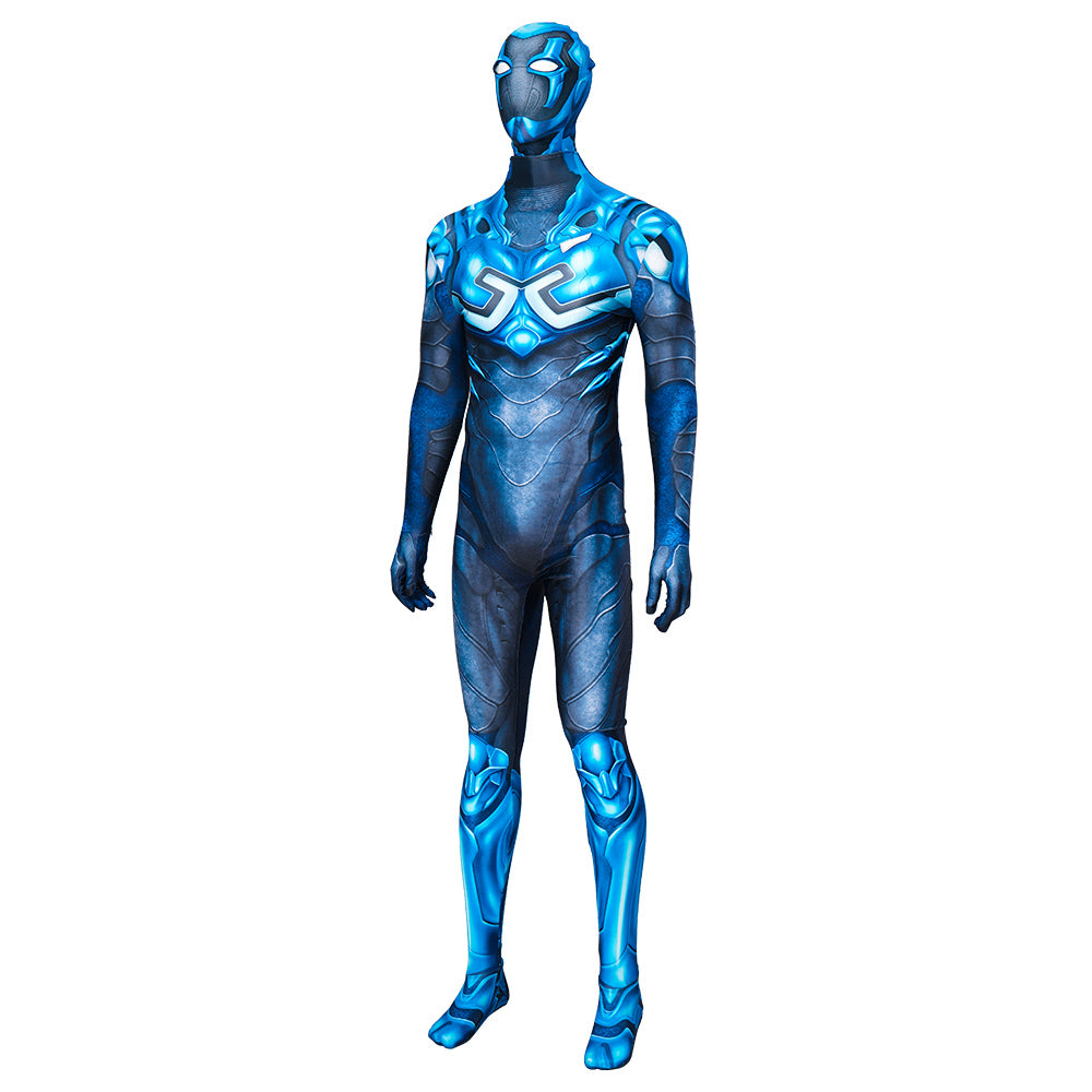 Blue Beetle Cosplay Costume Jumpsuit Outfits Halloween Carnival Party Suit