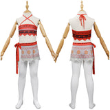 Kids Children Moana Swimsuit Cosplay Costume Two-Piece Swimwear Halloween Carnival Suit