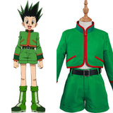 Hunter x Hunter Halloween Carnival Suit Gon Freecss Cosplay Costume Kids Children Top Pants Outfit