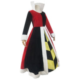 Queen Of Hearts Cosplay Costume Dress Outfits Halloween Carnival Suit