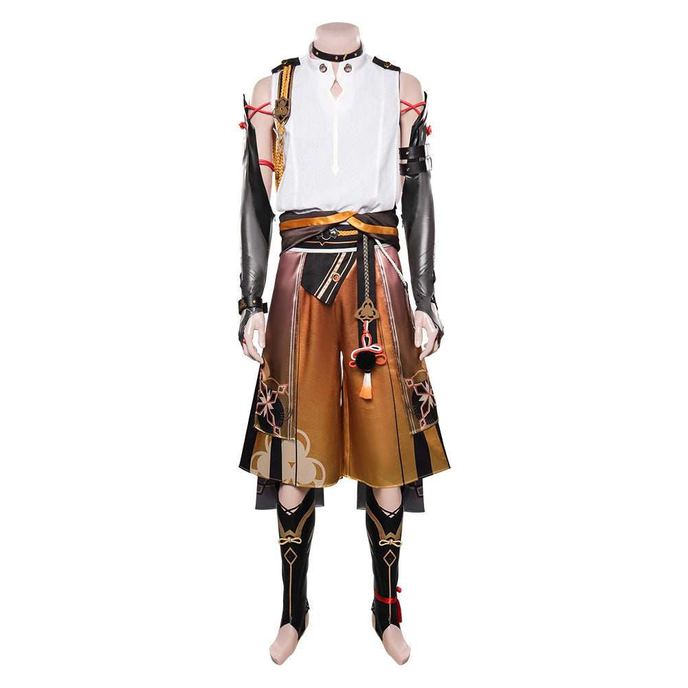 Genshin Impact Shikanoin Heizou Cosplay Costume Coat Pants Outfits