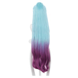 League of Legends LOL KDA Groups Seraphine Cosplay Wig Heat Resistant Synthetic Hair Carnival Halloween Party Props