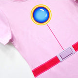 Kids Children Peach Cosplay Costume Outfits Halloween Carnival Party Suit