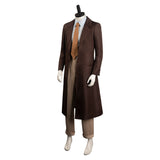 Oppenheimer Cosplay Costume Brown Outfits Halloween Carnival Suit