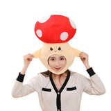 Mario cosplay Headgear Plush Hat Cap Halloween Party Costume Props Gifts