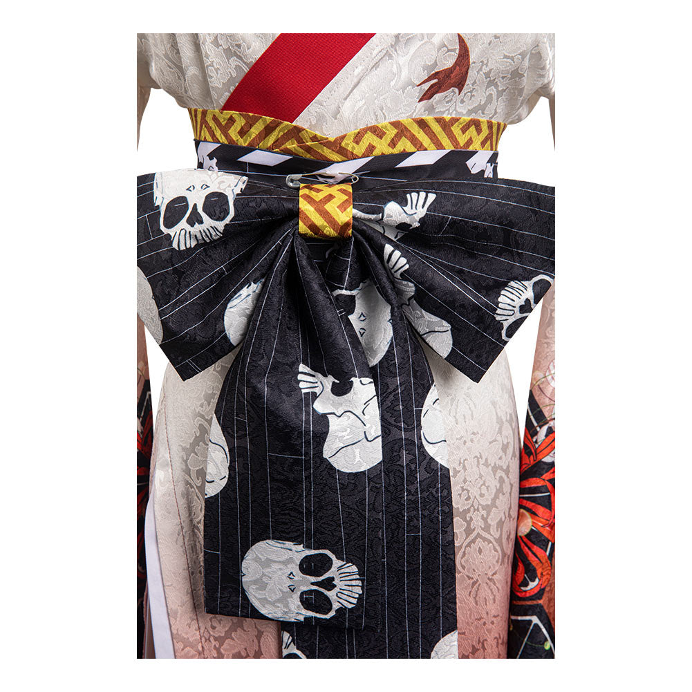 Hyakkiyakou‘s Shutendoji Makima Cosplay Costume Kimono Outfits Halloween Carnival Party Suit