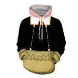 SPY×FAMILY Anya Forger Cosplay Hoodie 3D Printed Hooded Sweatshirt Men Women Casual Streetwear Pullover